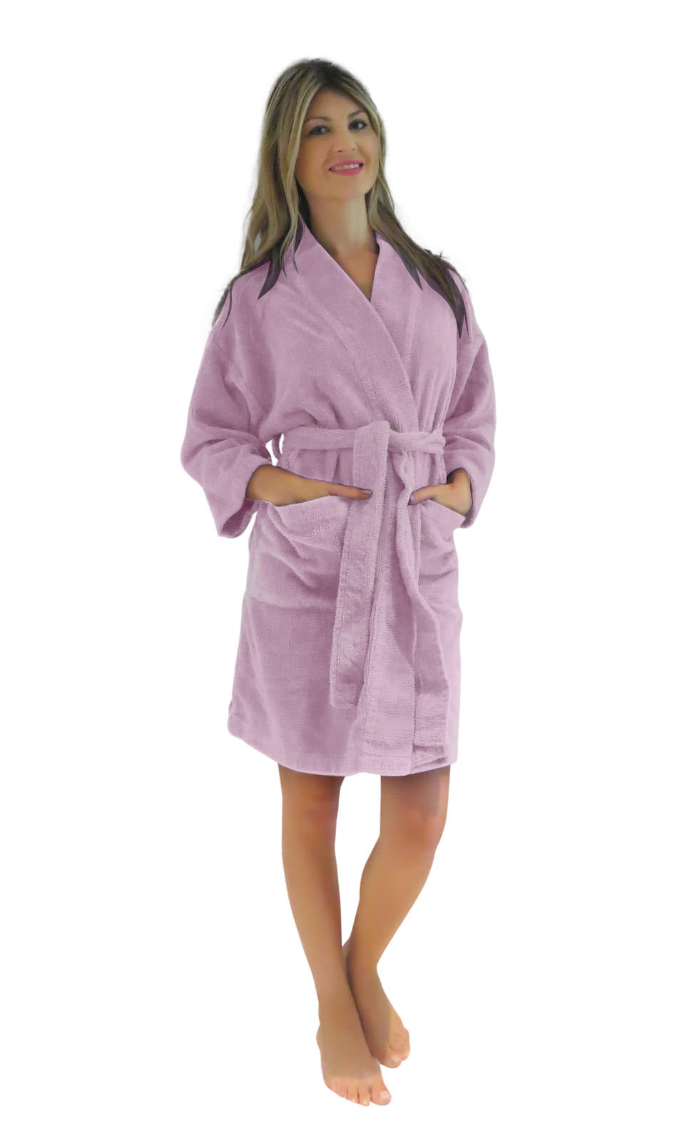 Knee Length Chenille Robe Bathrobe