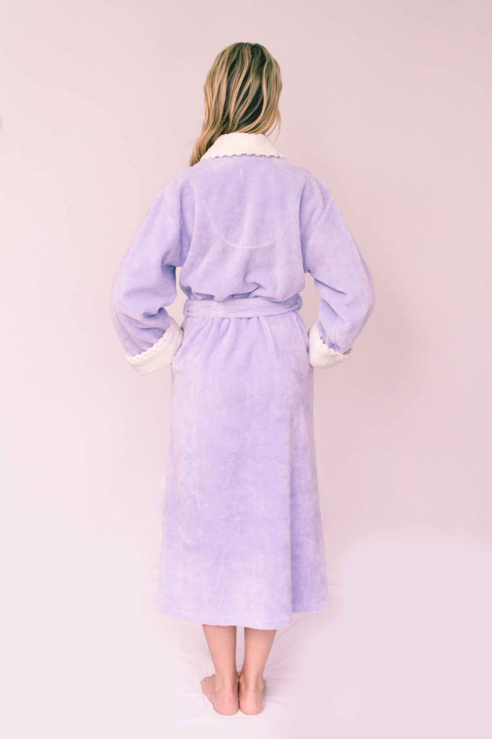 Chenille dressing gown