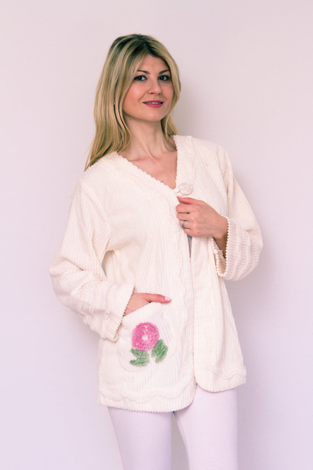 Chenille Bed Jacket